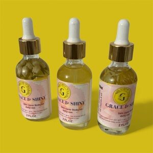 Skin Care Body Oil - Gold and Pink